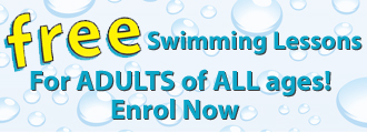 Adult Free Swim Lesson Banner